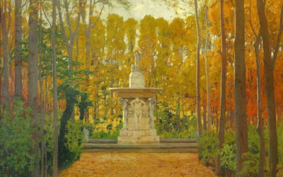 Santiago Rusiñol y sus jardines otoñales